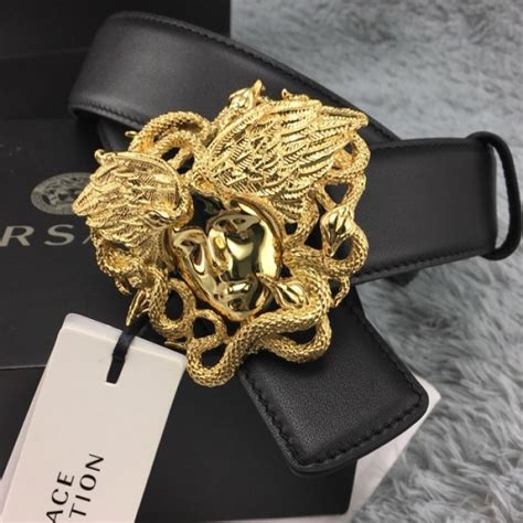 versace ladies belt|versace medusa snake wings belt.